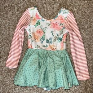 Cheeky Plum Long Sleeve Dance Leotard